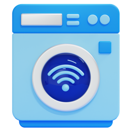 Smart Washing Machine  3D Icon