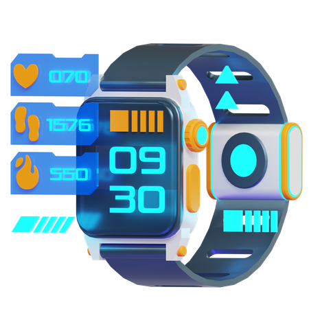 SMART WATCH  3D Icon