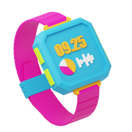 Smart Watch  3D Icon