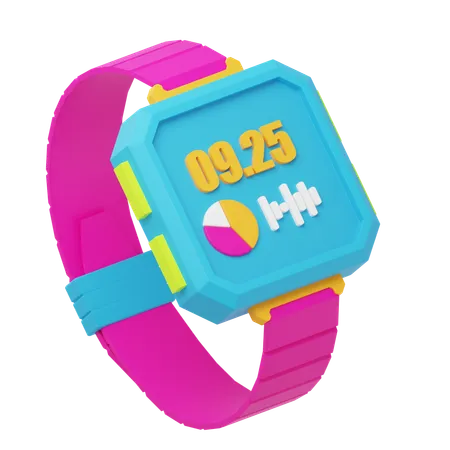 Smart Watch  3D Icon