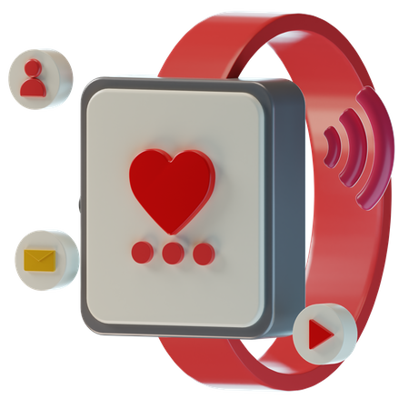 Smart Watch  3D Icon