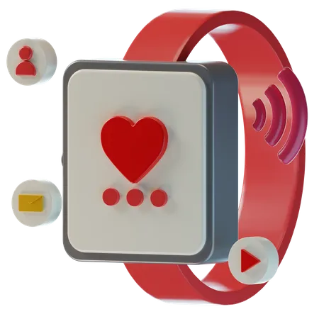 Smart Watch  3D Icon