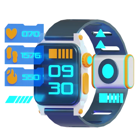 SMART WATCH  3D Icon