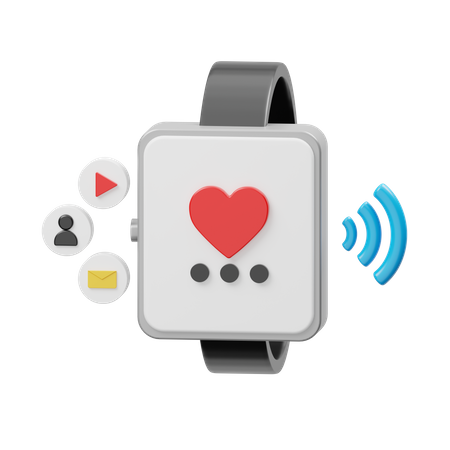 Smart Watch  3D Illustration