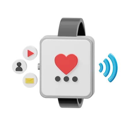 Smart Watch  3D Illustration
