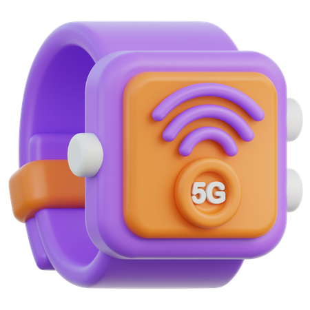 Smart Watch 5G  3D Icon