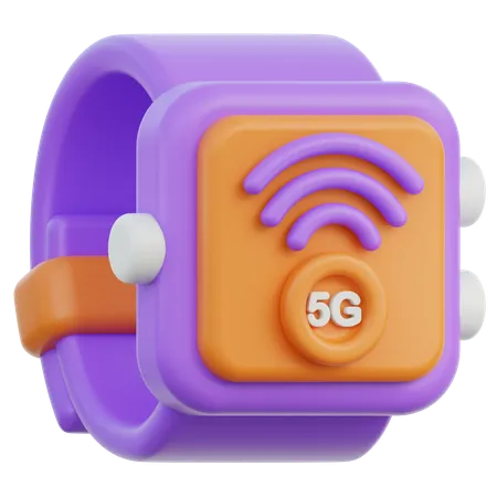 Smart Watch 5G  3D Icon