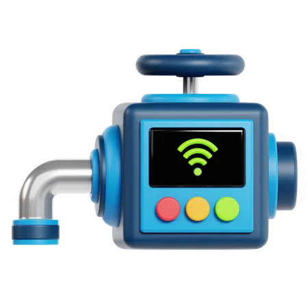 Smart Water  3D Icon