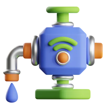 Smart Water 3D Icon