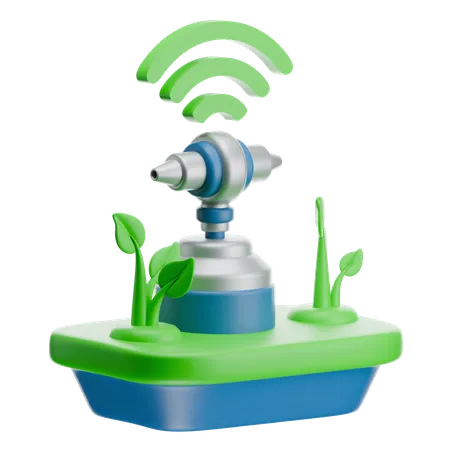 Smart Watering  3D Icon