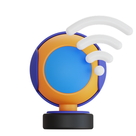 Smart Webcam  3D Icon