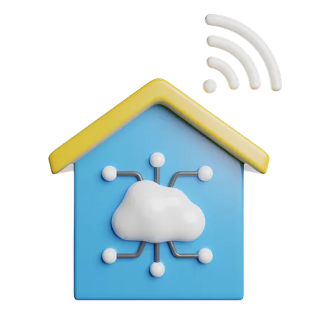 Smarthome Network Device 3D Icon