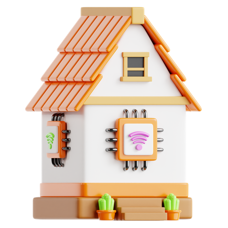 Smarthouse  3D Icon