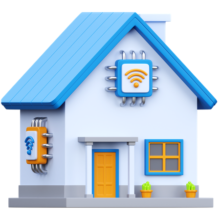 Smarthouse  3D Icon