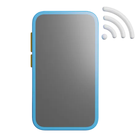 Smartphone Mobile Network 3D Icon