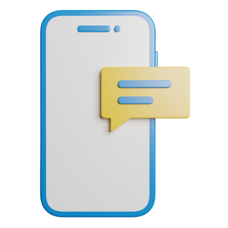 Téléphone intelligent  3D Icon