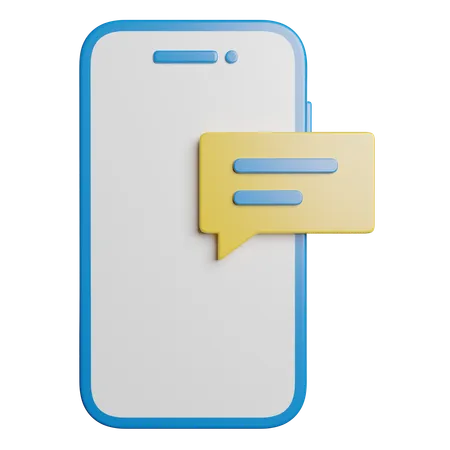 Téléphone intelligent  3D Icon