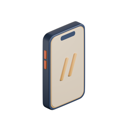 스마트 폰  3D Icon