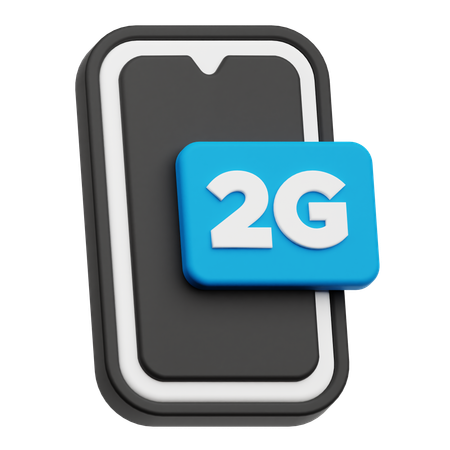 Smartphone 2 G  3D Icon