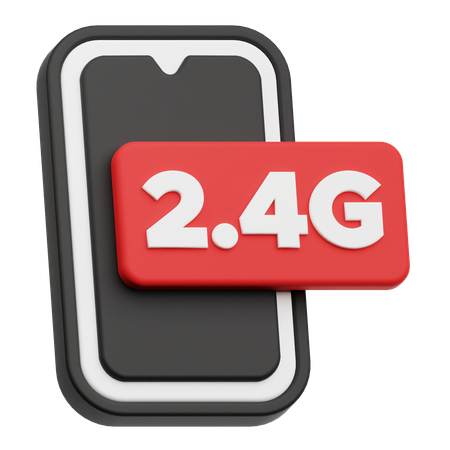 Smartphone 24 G  3D Icon