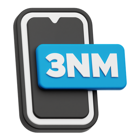 Smartphone 3 Nm  3D Icon