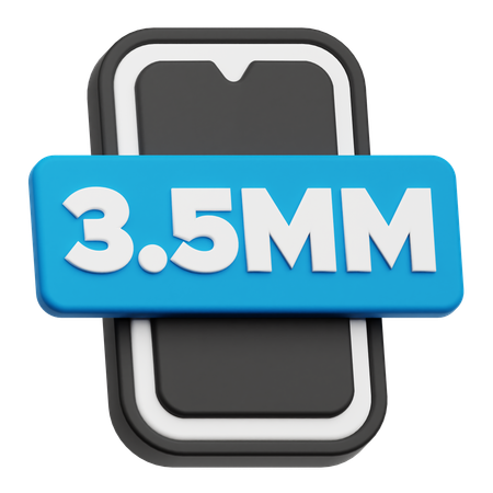 Smartphone 35 Mm  3D Icon