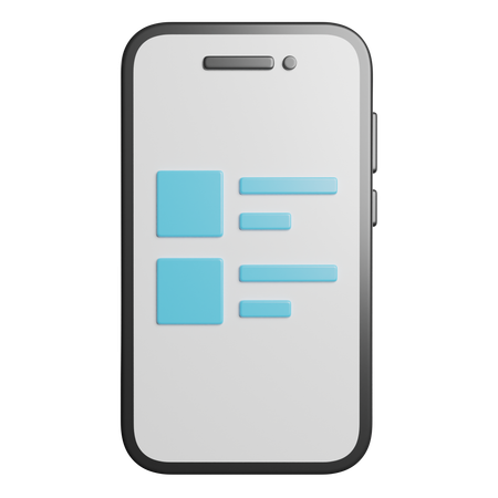 Smartphone  3D Icon