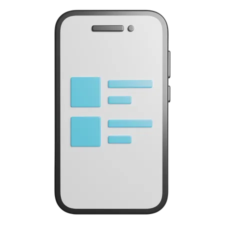 Smartphone  3D Icon