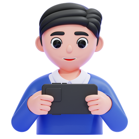 Smartphone Addiction  3D Icon