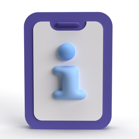 Aide sur smartphone  3D Icon