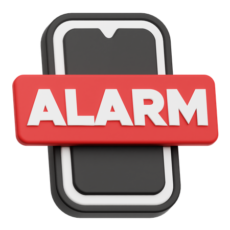 Smartphone Alarm  3D Icon
