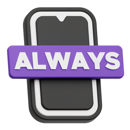 Smartphone Always  3D Icon