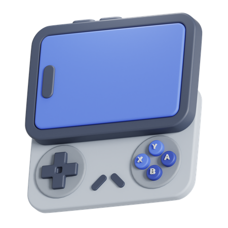 Smartphone avec manette  3D Icon