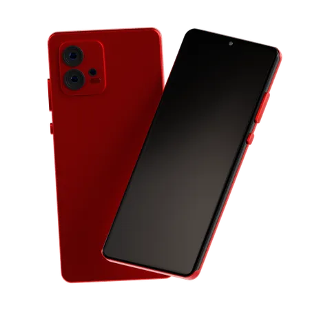 Smartphone avec double caméra  3D Icon