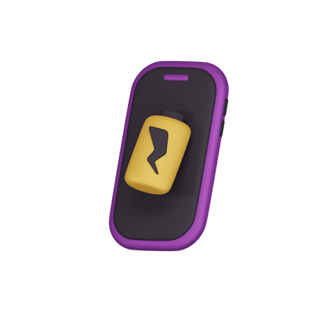 Smartphone Batery  3D Icon