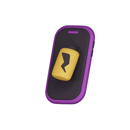 Smartphone Batery  3D Icon