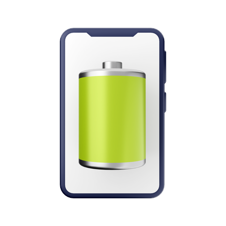 Smartphone Battery  3D Icon