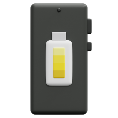 Smartphone Battery  3D Icon