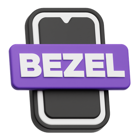 Smartphone Bezel  3D Icon