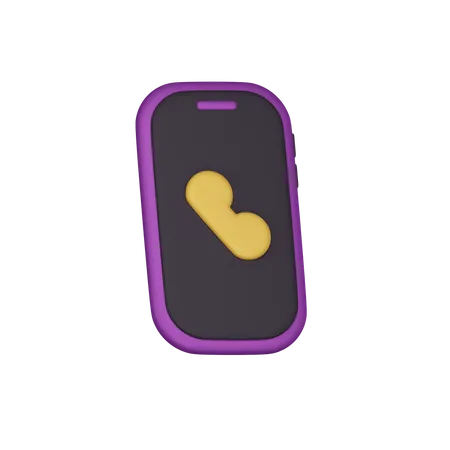 Smartphone Call  3D Icon