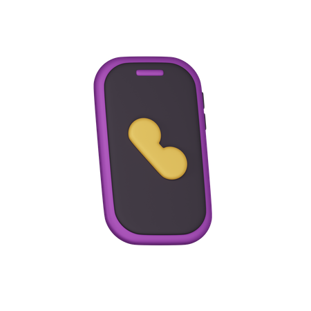 Smartphone Call  3D Icon