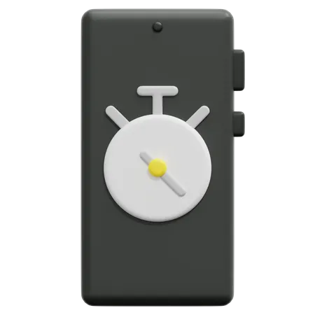 Chronomètre pour smartphone  3D Icon