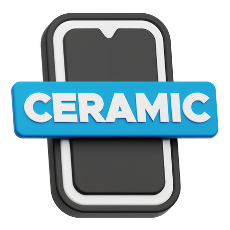 Smartphone Creamic  3D Icon