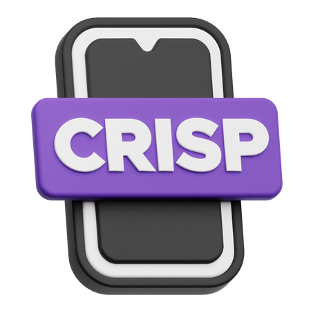 Smartphone Crisp  3D Icon