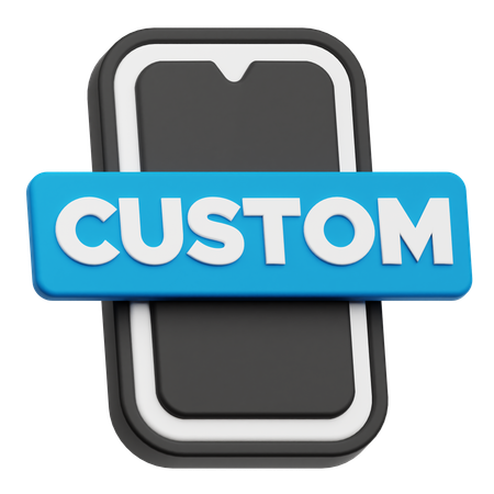 Smartphone Custom  3D Icon