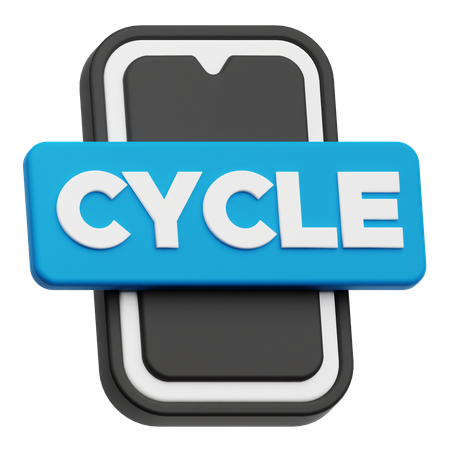 Smartphone Cycle  3D Icon
