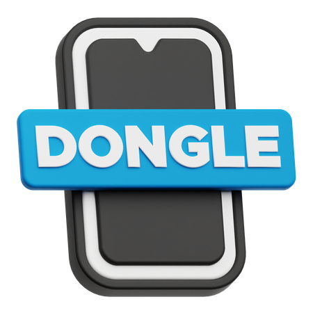 Smartphone Dongle  3D Icon