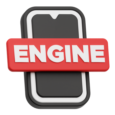 Smartphone Engine  3D Icon