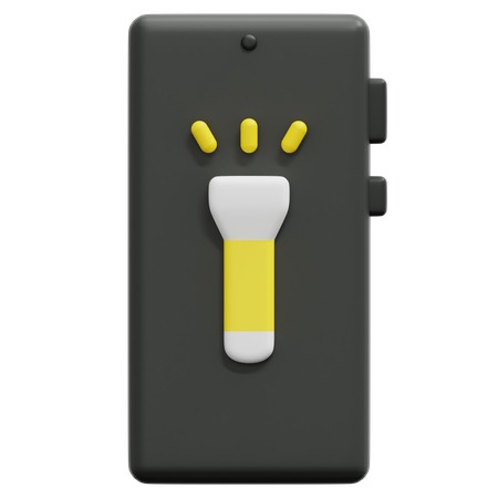 Smartphone Flashlight  3D Icon