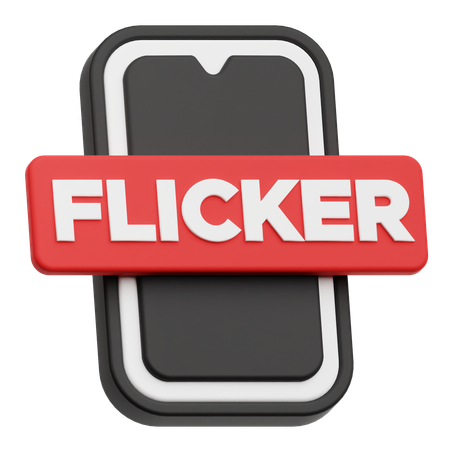 Smartphone Flicker  3D Icon